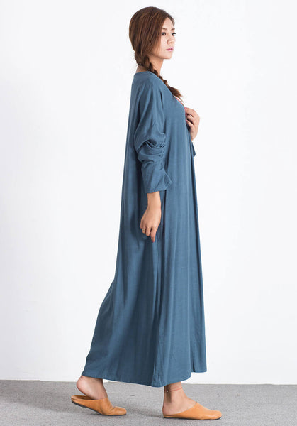 Linen Cotton Oversize custom made Dress A28