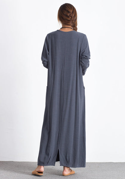 Oversize Linen Cotton Custom made dress A35