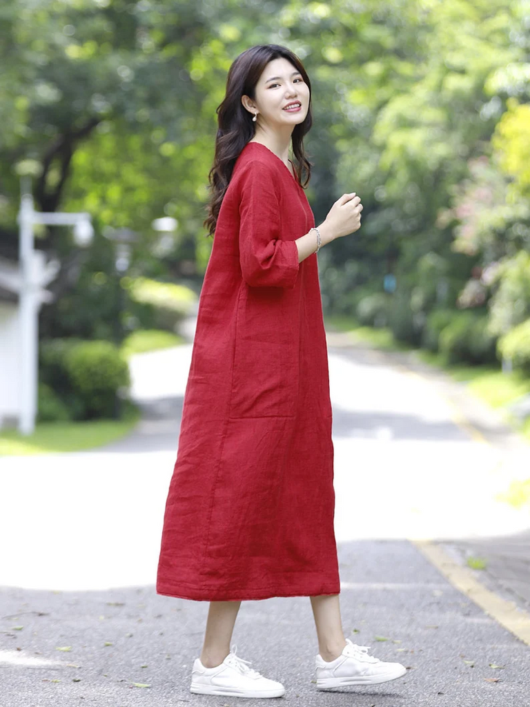 Linen Tunic Dress 