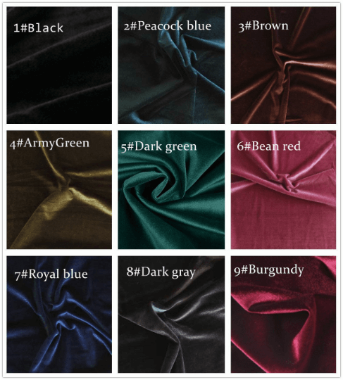 custom made long sleeve V-neck velvet wrap maxi dress R17
